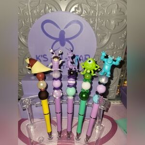 Monster Character Pen Set- Green, Blue, Purple
